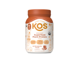 KOS Organic Plant Protein, Salted Caramel Coffee, 28 servings by KOS.com