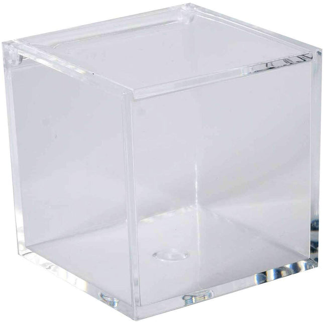 Clear Acrylic Boxes 12 Pack 2.36''X2.36''X2.36'' by Hammont