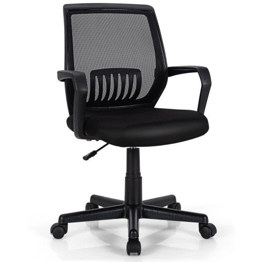 Mid-Back Mesh Height Adjustable Executive Chair with Lumbar Support