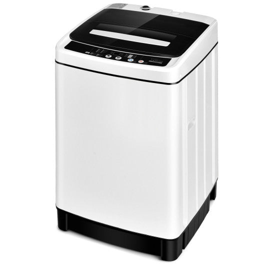 Full-Automatic Washing Machine 1.5 Cubic Feet 11 LBS Washer and Dryer-White