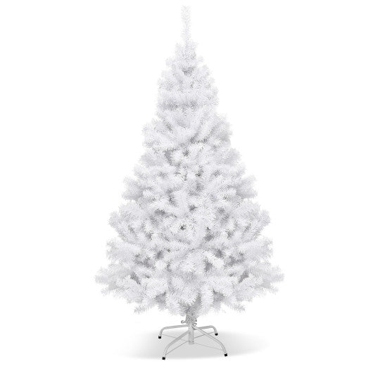 6' / 7.5' / 9' Hinged Artificial Christmas Tree with Metal Stand-6 ft