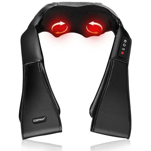 Shiatsu Neck Massager with Heat and Deep Tissue 3D-Kneading-Black