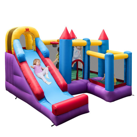 5-in-1 Inflatable Bounce Castle without Blower