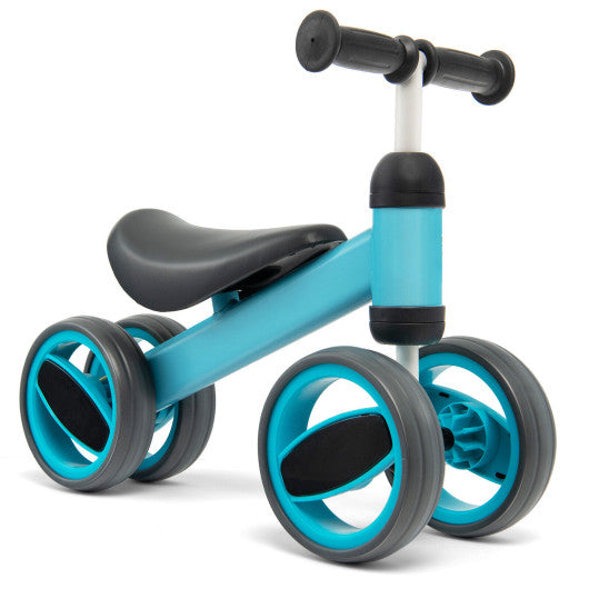 4 Wheels Baby Balance Bike Toy-Blue