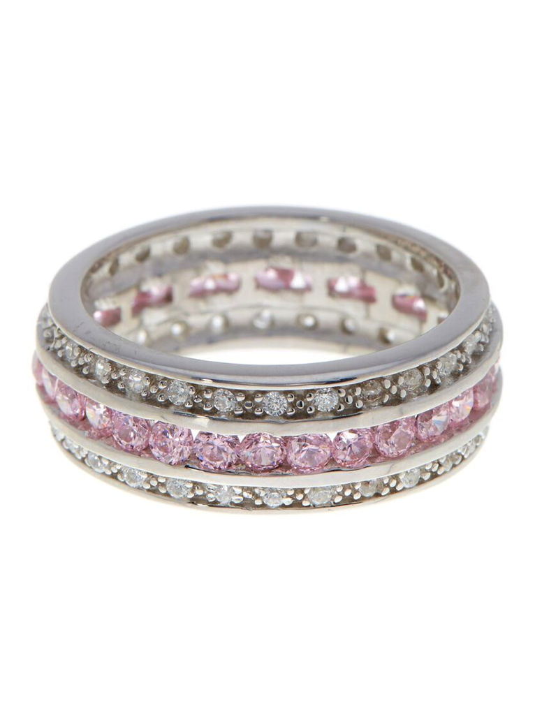 Sterling Silver Paris N' Pink Ring by Sterling Forever