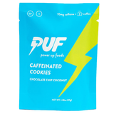 Power Up Foods - 'PUF' Chocolate Chip Coconut Cookie w/ Green Tea Caffeine (30G) by The Epicurean Trader