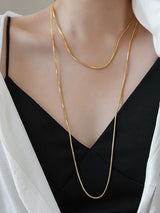 Solid Color Dainty Necklace Necklaces Accessories by migunica