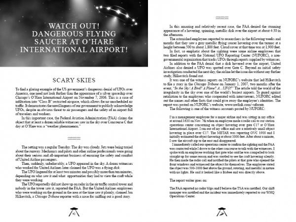 UFOs Over America by Schiffer Publishing