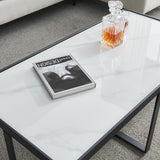 Minimalism Rectangle Coffee Table With Sintered Stone Top by Blak Hom