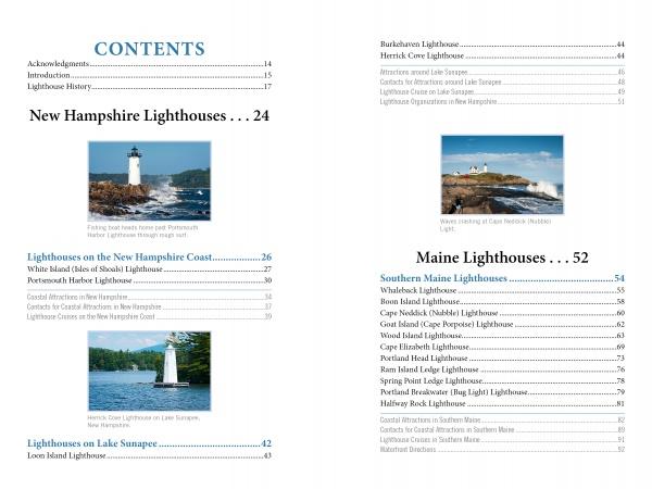 Lighthouses and Coastal Attractions of Northern New England by Schiffer Publishing