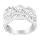 10K White Gold Diamond Bypass Ring (1 Cttw, H-I Color, I1-I2 Clarity) by Haus of Brilliance