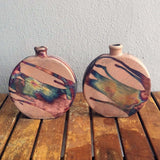 2 Pack Kumo raku pottery vases by RAAQUU