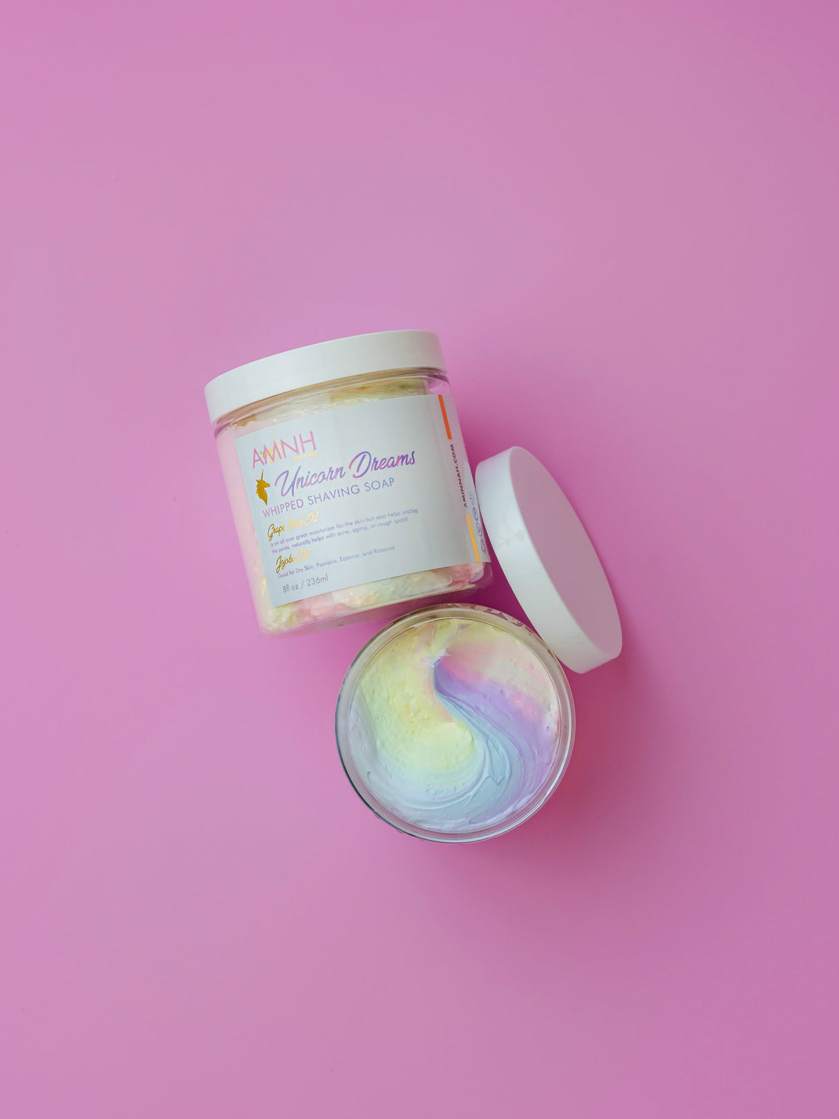 "Unicorn Dreams" Whipped Foaming/ Shaving Soap by AMINNAH