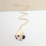 Ava Necklace - Blonde Tortoise by Spiffy & Splendid