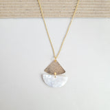 Ava Necklace - Pearl by Spiffy & Splendid