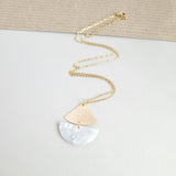 Ava Necklace - Pearl by Spiffy & Splendid