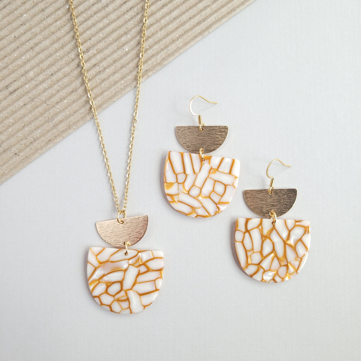 Harper Necklace - Pumpkin Spice by Spiffy & Splendid