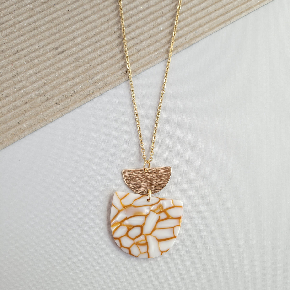 Harper Necklace - Pumpkin Spice by Spiffy & Splendid