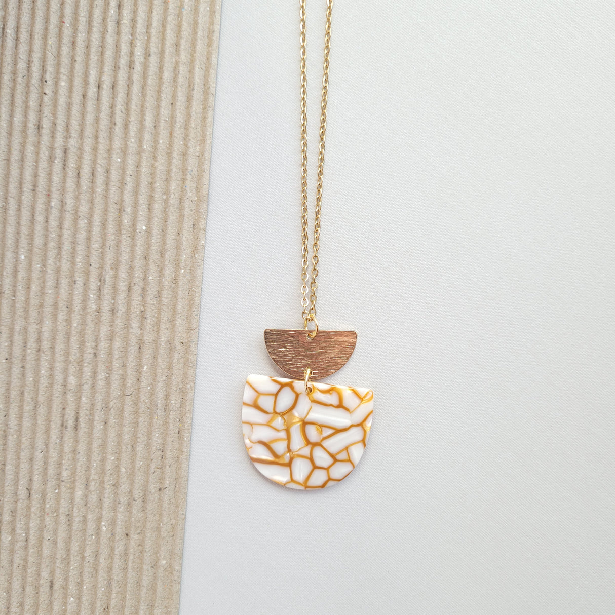 Harper Necklace - Pumpkin Spice by Spiffy & Splendid