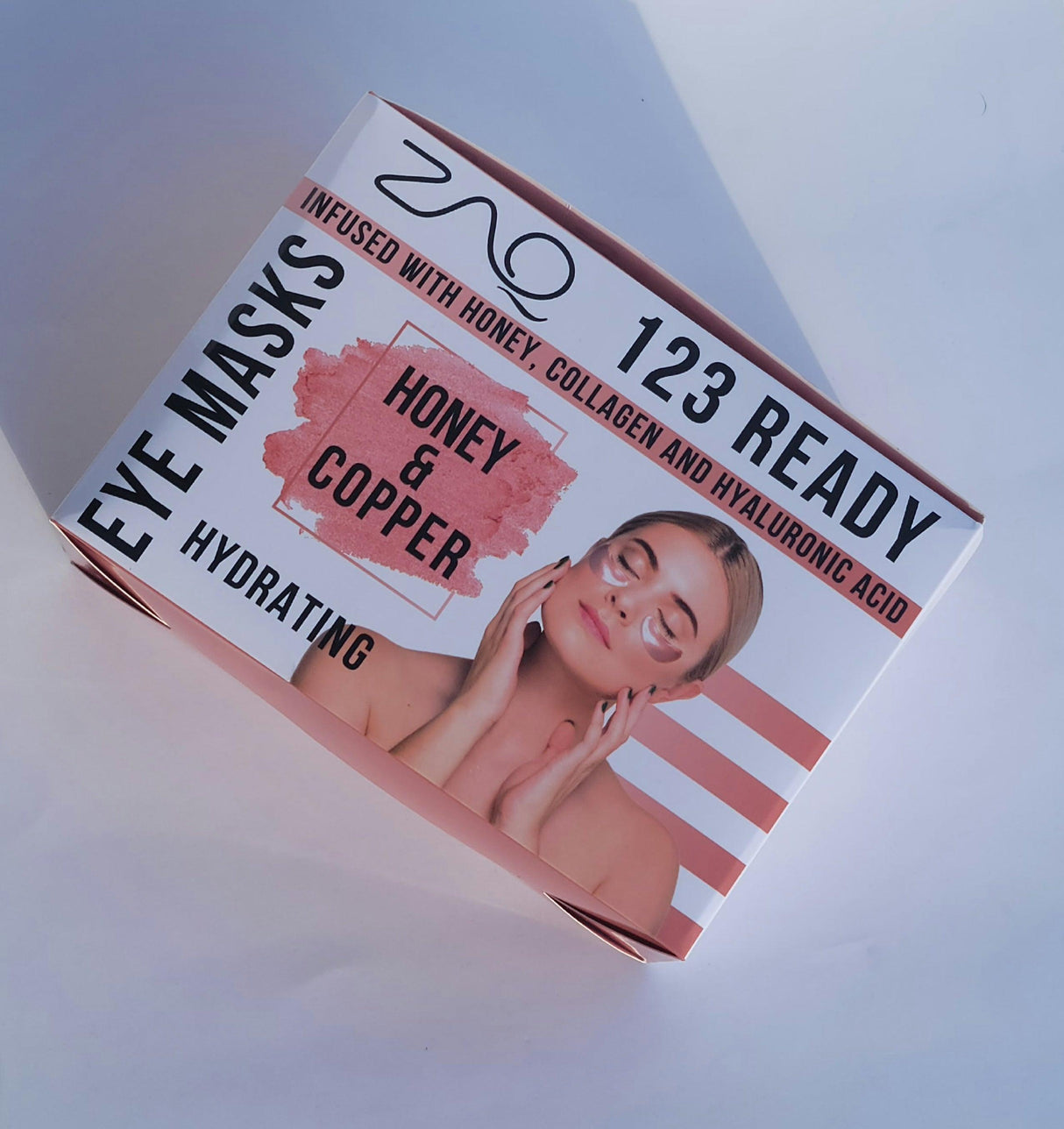 123 Ready HONEY & COPPER HYDRATING GEL EYE PATCHES by ZAQ Skin & Body