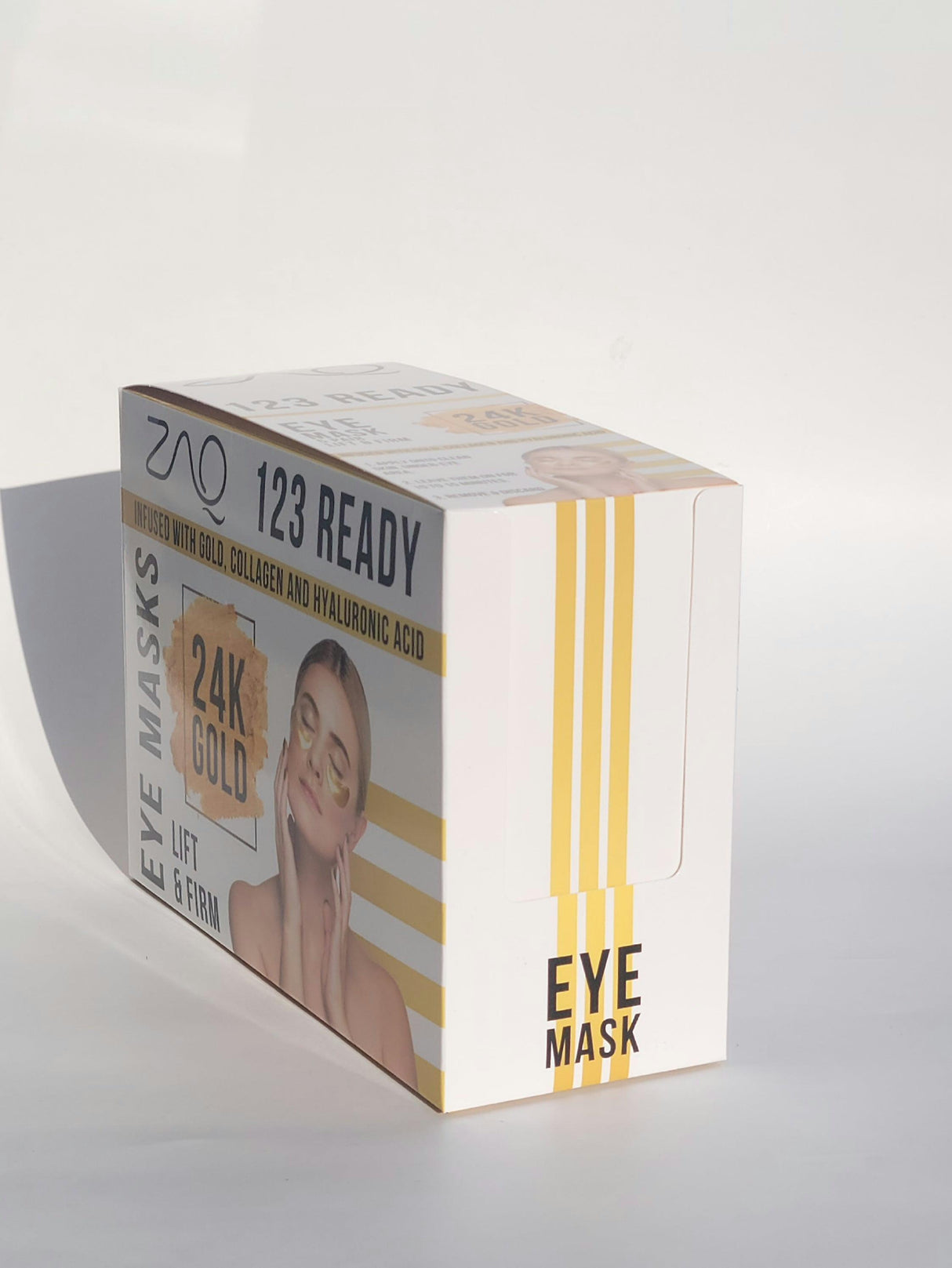 123 Ready 24K GOLD LIFT & FIRM GEL EYE PATCHES by ZAQ Skin & Body