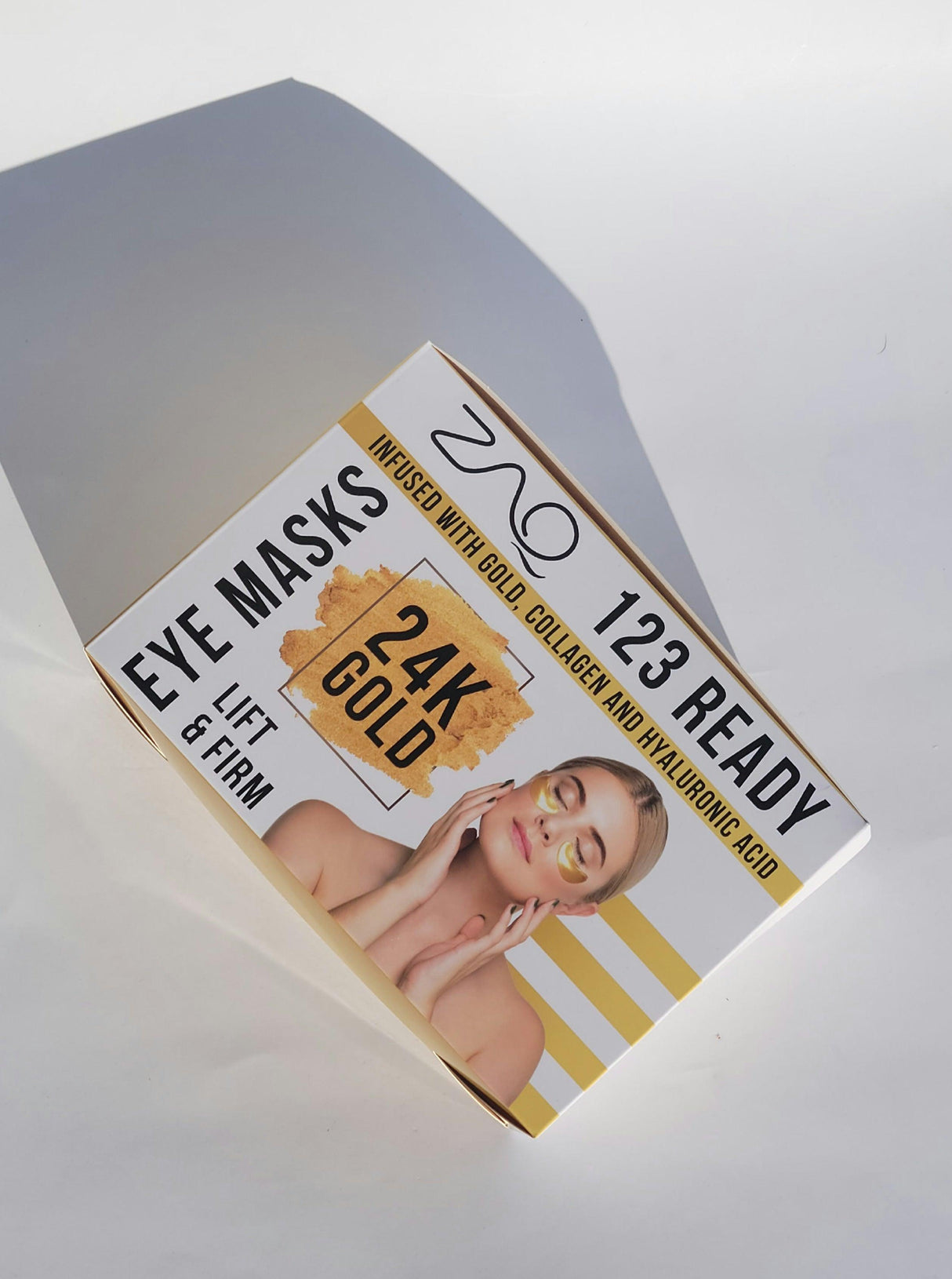 123 Ready 24K GOLD LIFT & FIRM GEL EYE PATCHES by ZAQ Skin & Body