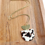 Harper Necklace - Cowhide by Spiffy & Splendid