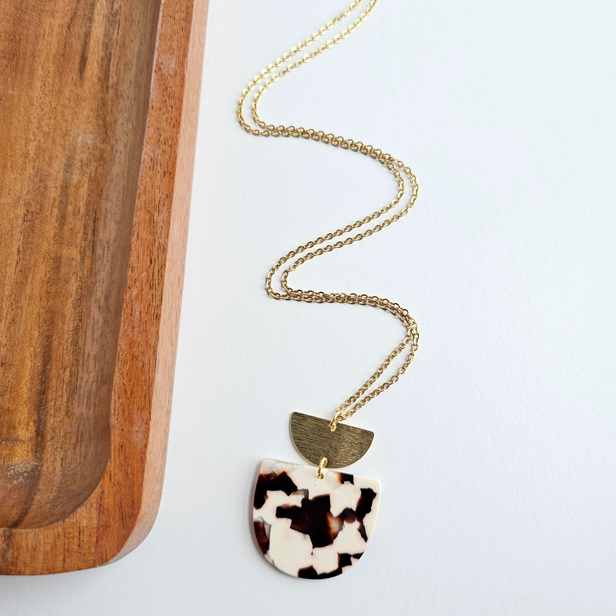 Harper Necklace - Cowhide by Spiffy & Splendid