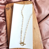 Luxe Gold Paper Clip Chain - 20" by Spiffy & Splendid