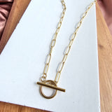 Luxe Gold Paper Clip Chain - 20" by Spiffy & Splendid