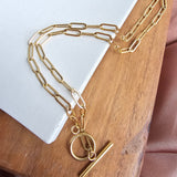 Luxe Gold Paper Clip Chain - 20" by Spiffy & Splendid