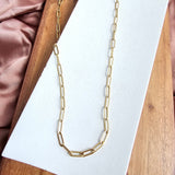 Luxe Gold Paper Clip Chain - 18" by Spiffy & Splendid