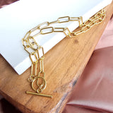 Luxe Gold Chunky Paper Clip Chain - 18" by Spiffy & Splendid