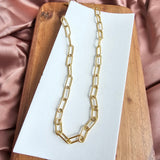 Luxe Gold Chunky Paper Clip Chain - 18" by Spiffy & Splendid