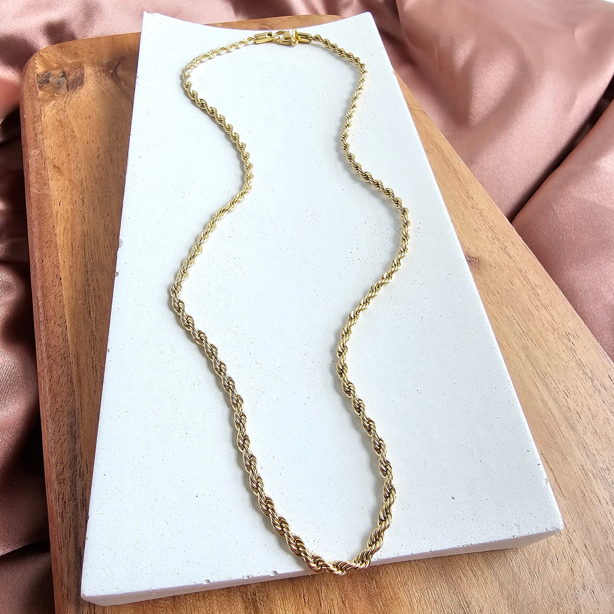 Luxe Gold Rope Chain - 18" by Spiffy & Splendid