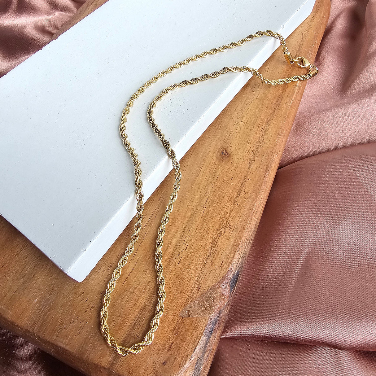 Luxe Gold Rope Chain - 16" by Spiffy & Splendid