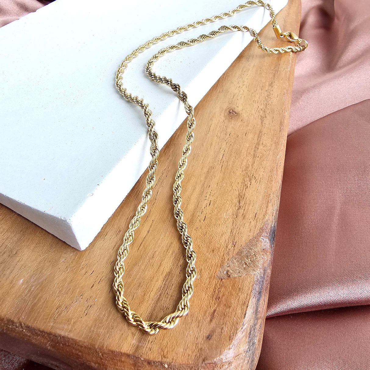 Luxe Gold Rope Chain - 18" by Spiffy & Splendid