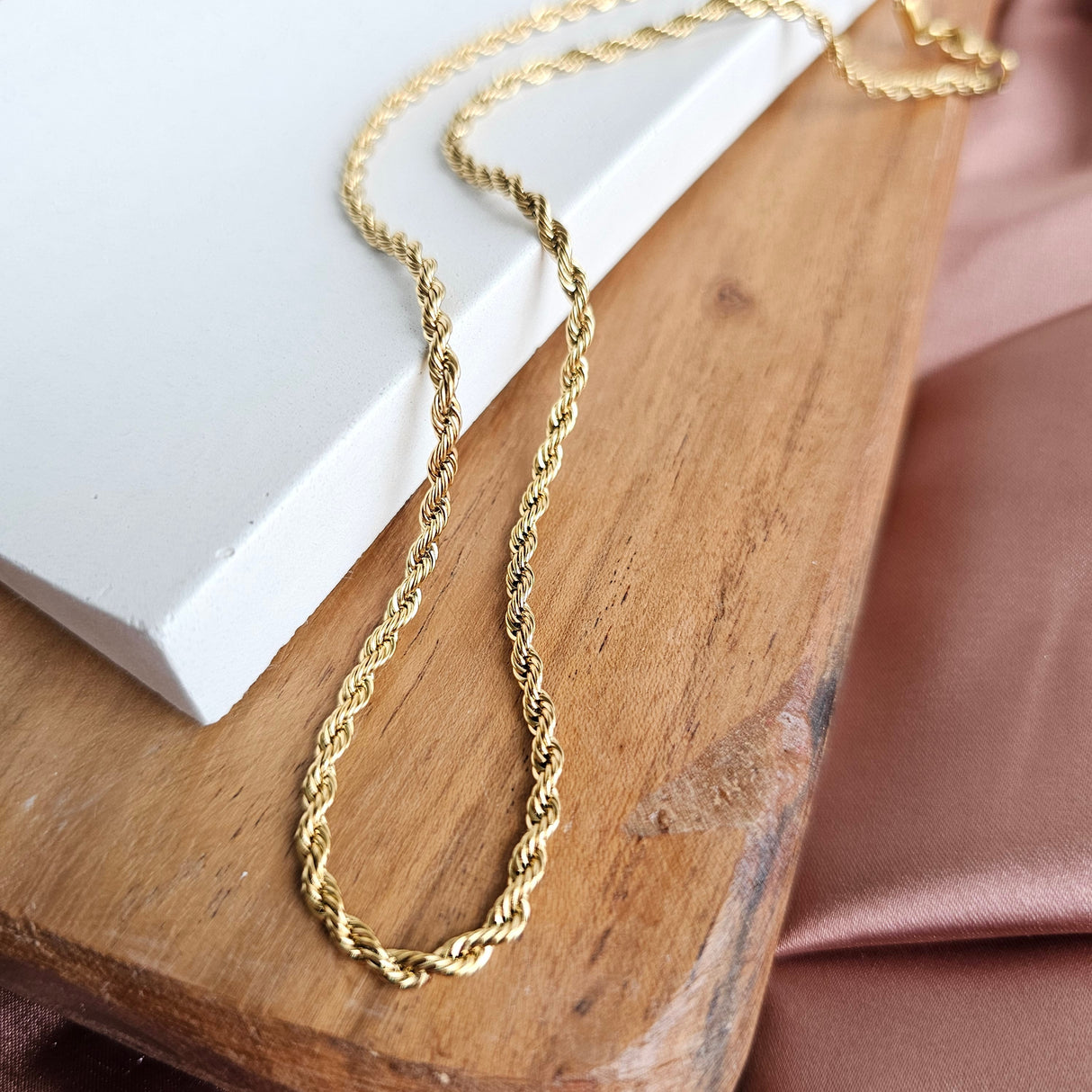 Luxe Gold Rope Chain - 20" by Spiffy & Splendid