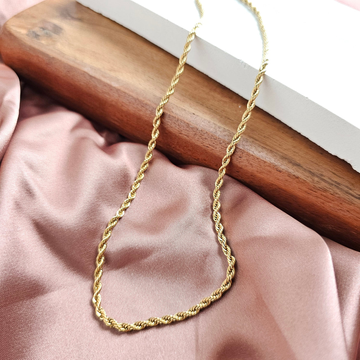 Luxe Gold Rope Chain - 16" by Spiffy & Splendid