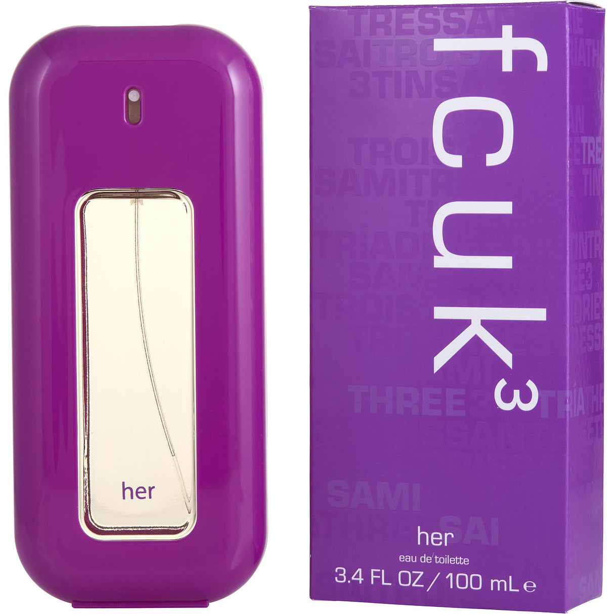 FCUK 3 by French Connection - EDT SPRAY 3.4 OZ - Women