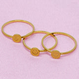 Tiny Disc Stackable Ring by Ellisonyoung.com