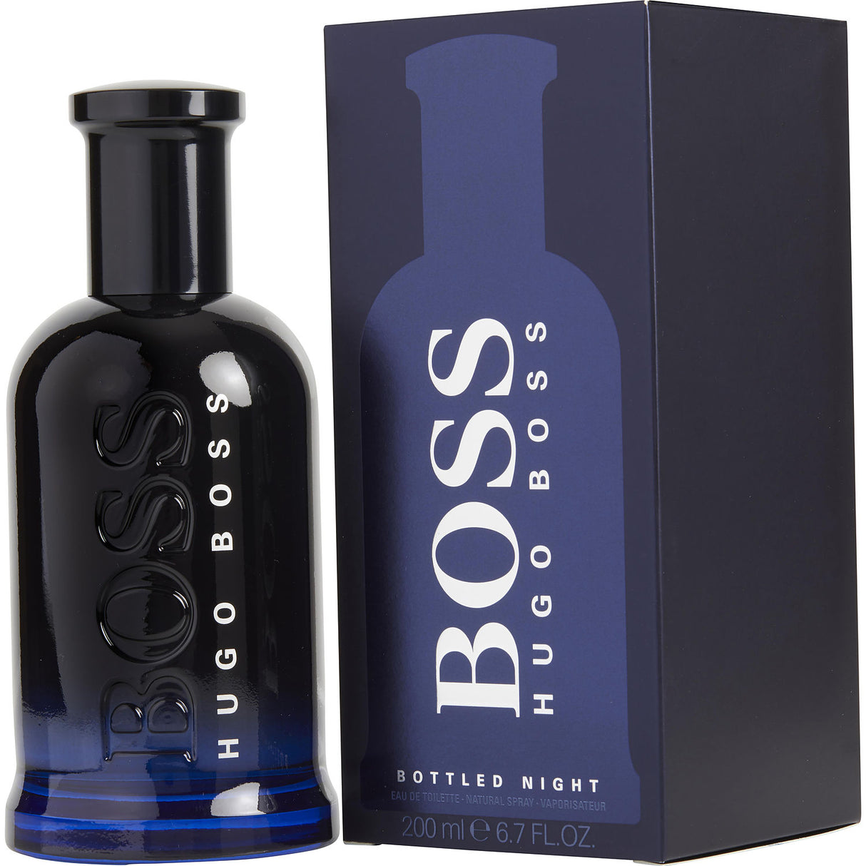 BOSS BOTTLED NIGHT by Hugo Boss - EDT SPRAY 6.7 OZ - Men