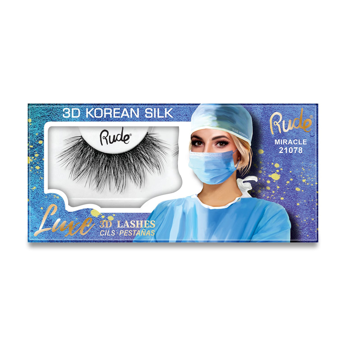 RUDE Luxe 3D Korean Silk Lashes - Miracle