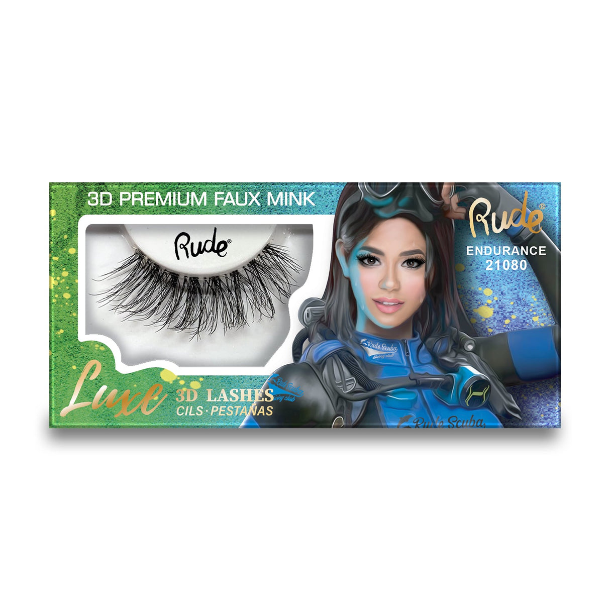 RUDE Luxe 3D Premium Faux Mink Lashes - Endurance