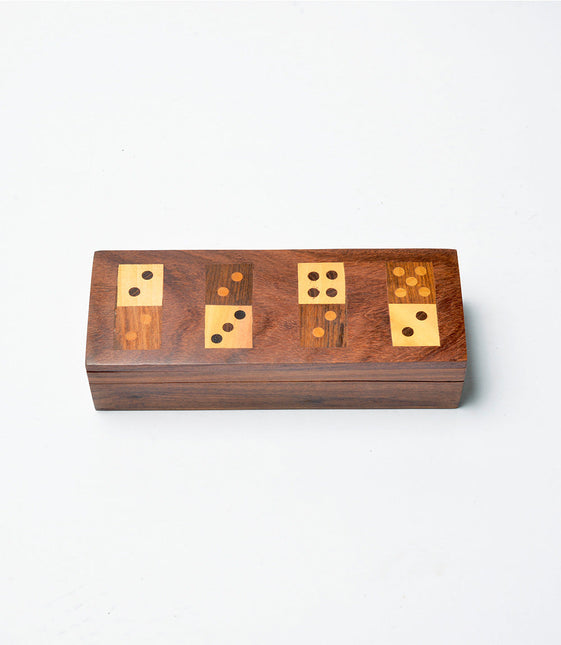 Domino Family Fun Wooden Game Set - Handmade by Matr Boomie