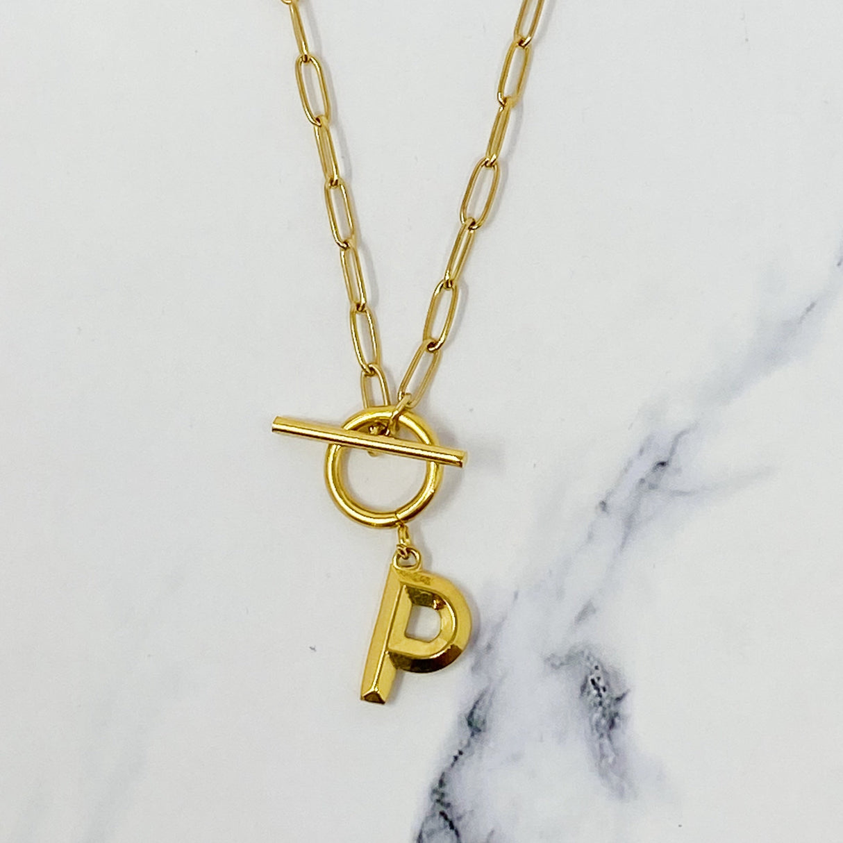 Modern Classic Initial Necklace by Ellisonyoung.com