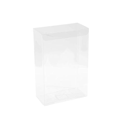 Clear Plastic Storage Boxes 16 Pack 7.5"X5"X2.5" by Hammont