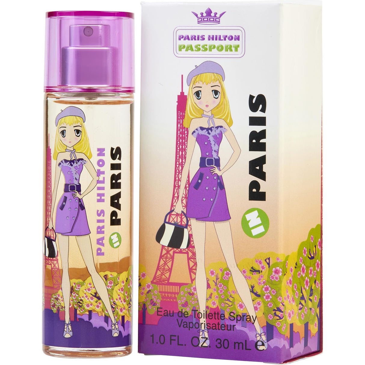 PARIS HILTON PASSPORT PARIS by Paris Hilton - EDT SPRAY 1 OZ - Women