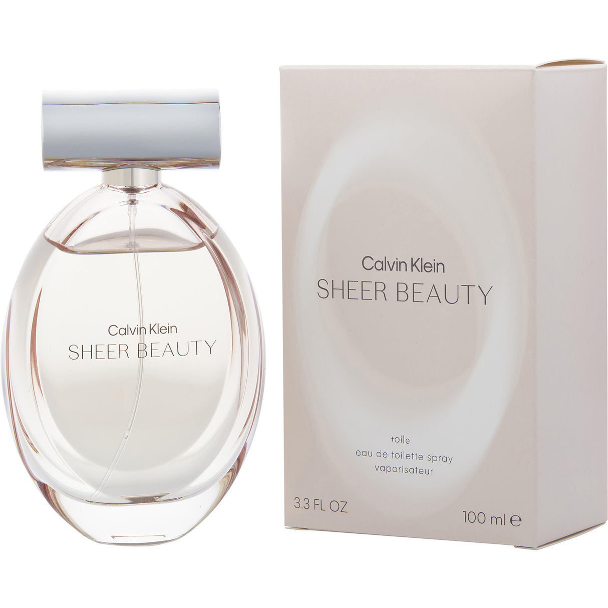 CALVIN KLEIN SHEER BEAUTY by Calvin Klein - EDT SPRAY 3.4 OZ - Women