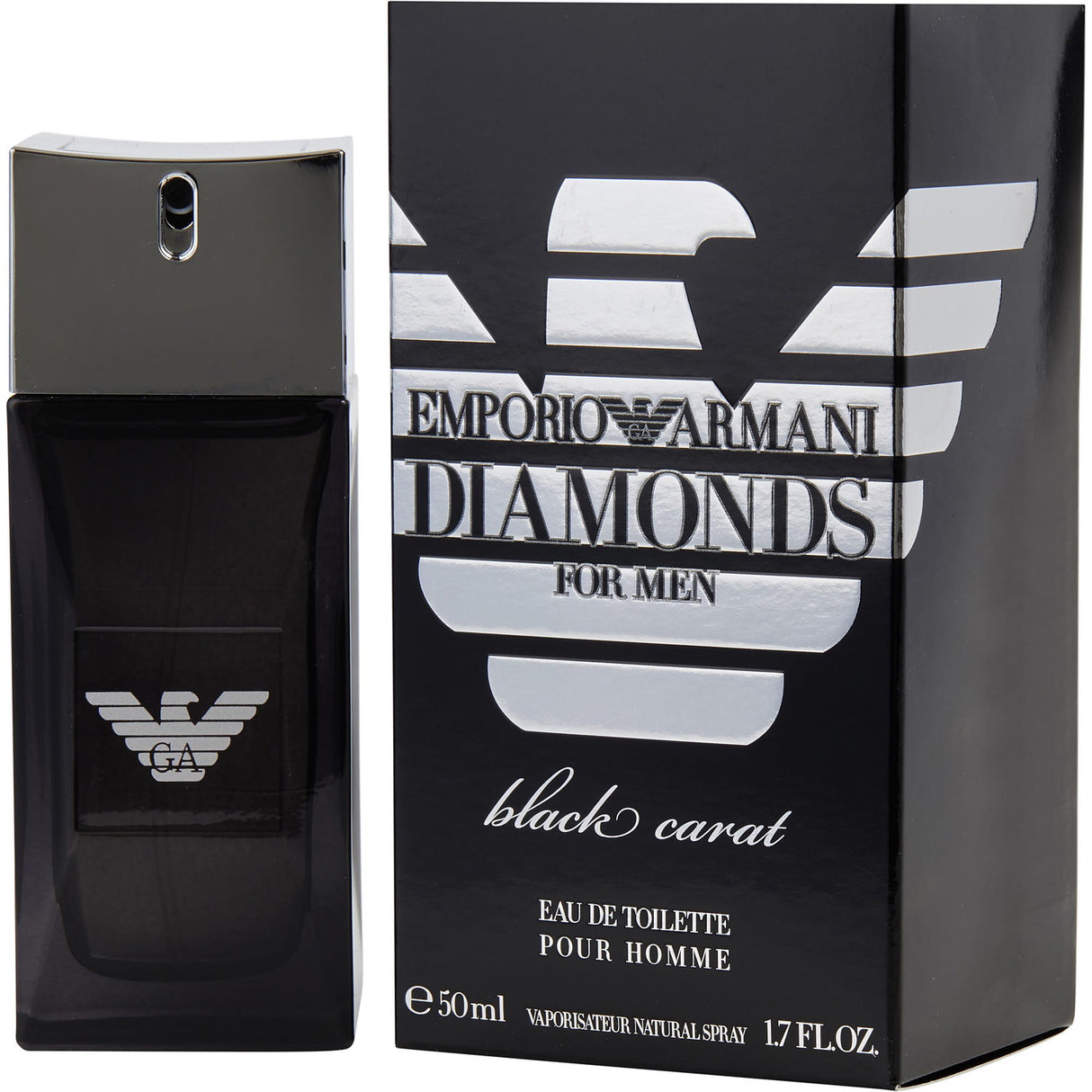 EMPORIO ARMANI DIAMONDS BLACK CARAT by Giorgio Armani - EDT SPRAY 1.7 OZ - Men